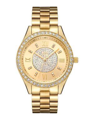 JBW Mondrian 34 Women's 18K Gold-Plated Diamond Watch J6388A